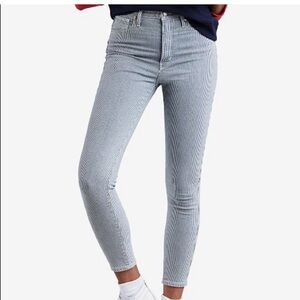 Levi’s 524 Skinny Pinstripe Jeans